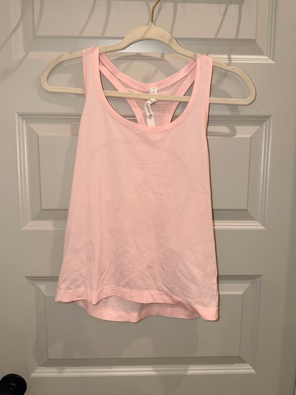 Lululemon Swiftly Tech Race Length Tank in Pink Milkshake